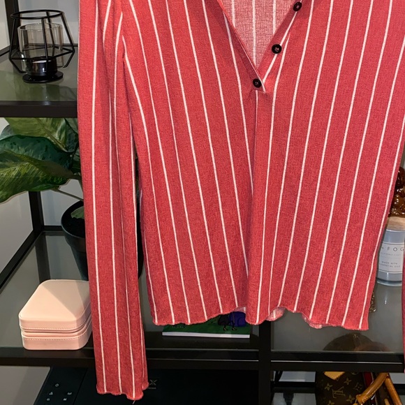 Zara Polo Striped Top - Picture 6 of 6